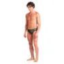 arena Team Solid Badeslip male, Dark sage / white