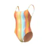 arena Water Print Badeanzug female, Multistripes