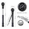 Aria Duo Mini-pumpe, Black, 300psi