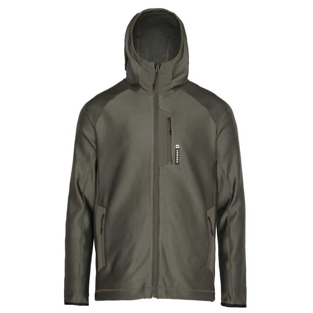 Armada Tuckernot Grid Fleece Mit Durchgehendem Reißverschluss Armada Tuckernot Grid Fleece Mit Durchgehendem Reißverschluss