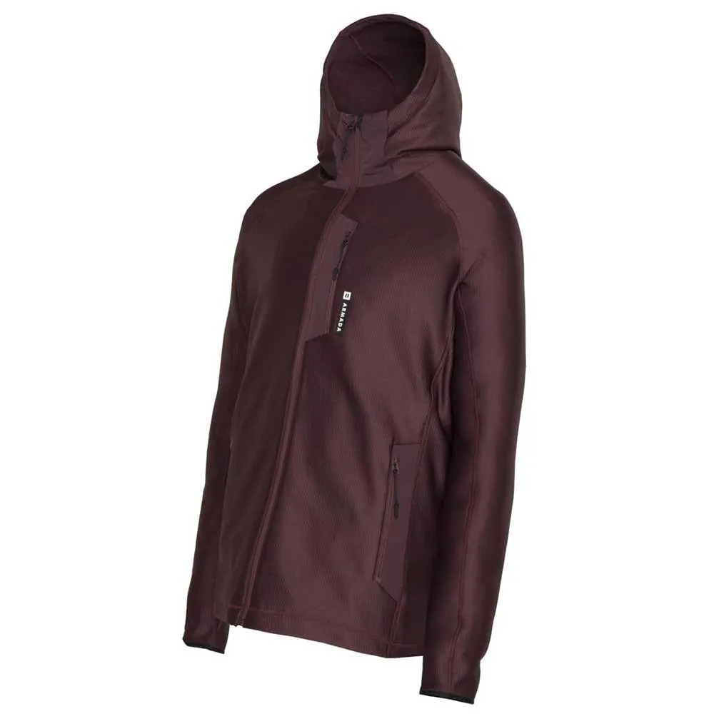 Armada Tuckernot Grid Fleece Mit Durchgehendem Reißverschluss Armada Tuckernot Grid Fleece Mit Durchgehendem Reißverschluss
