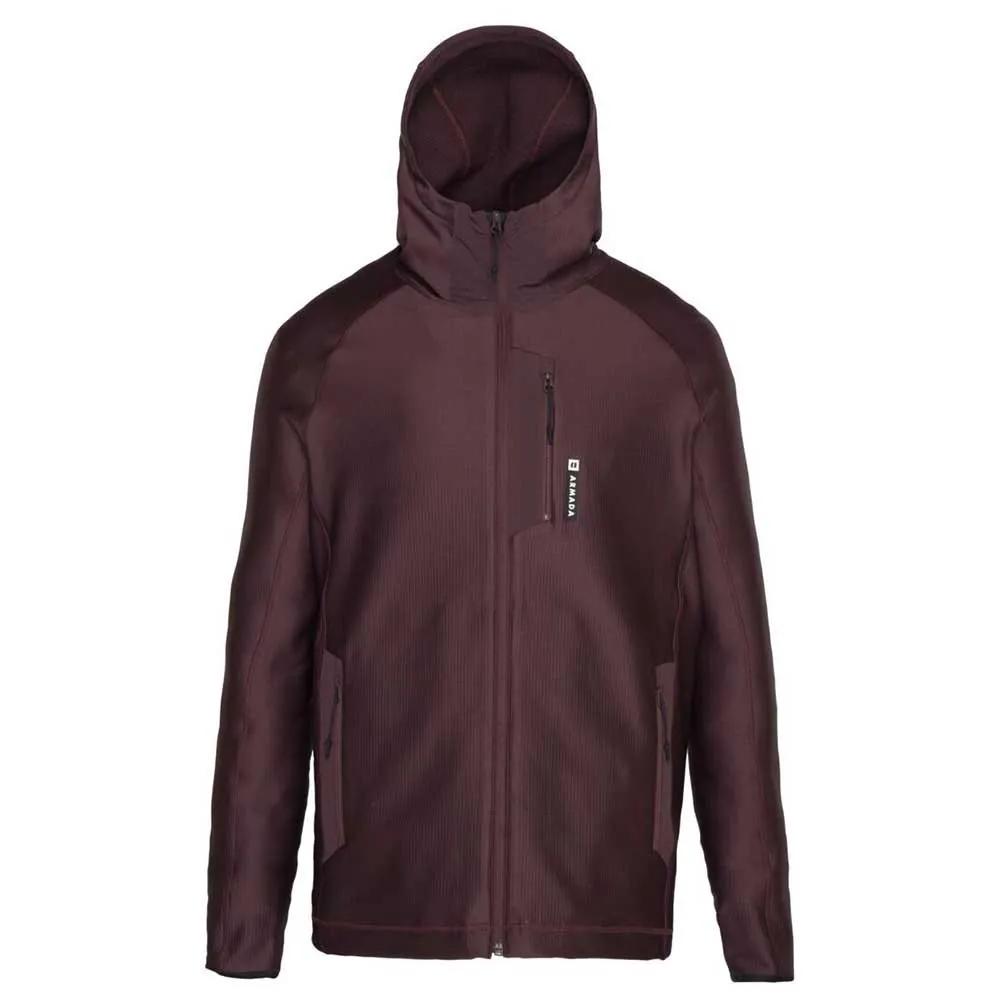 Armada Tuckernot Grid Fleece Mit Durchgehendem Reißverschluss Armada Tuckernot Grid Fleece Mit Durchgehendem Reißverschluss