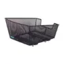 Around College Small Basic Hinterer Korb, Black, One Size
