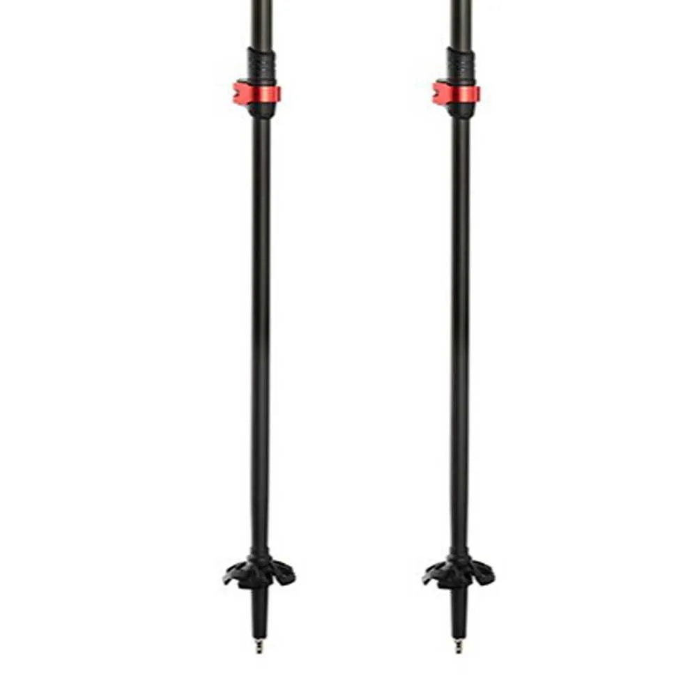 Arva Fuji Carbon 3 Parts Powerlock + Long Grip Stöcke, Black, 105-135cm Arva Fuji Carbon 3 Parts Powerlock + Long Grip Stöcke, Black, 105-135cm