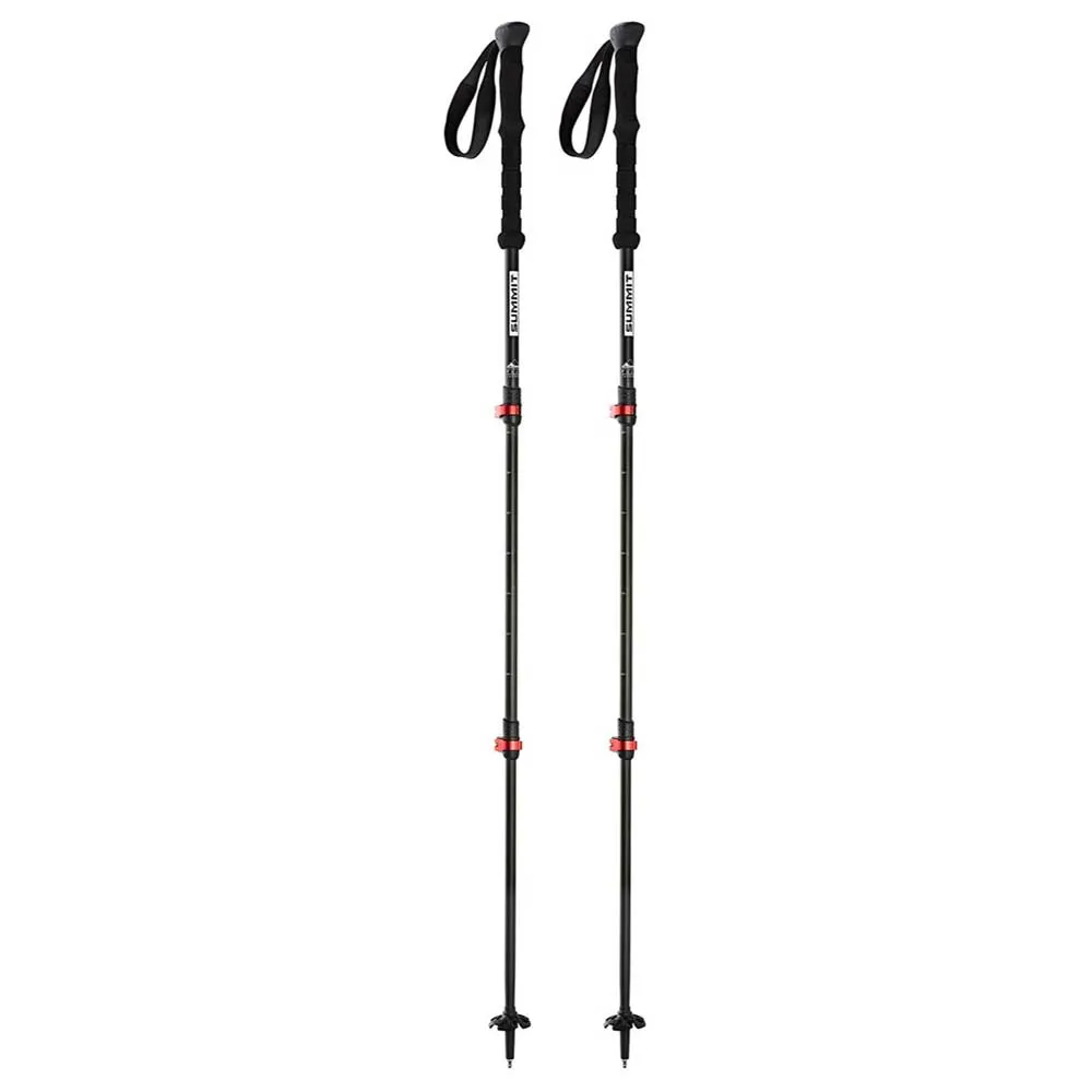 Arva Fuji Carbon 3 Parts Powerlock + Long Grip Stöcke, Black, 105-135cm Arva Fuji Carbon 3 Parts Powerlock + Long Grip Stöcke, Black, 105-135cm
