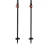 Arva Fuji Carbon 3 Parts Powerlock + Long Grip Stöcke, Black, 105-135cm
