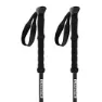 Arva Fuji Carbon 3 Parts Powerlock + Long Grip Stöcke, Black, 105-135cm
