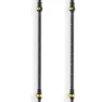 Arva Nepal Carbon 3 Parts Powerlock Cork Grip Stöcke, Black / gold, 105-135cm
