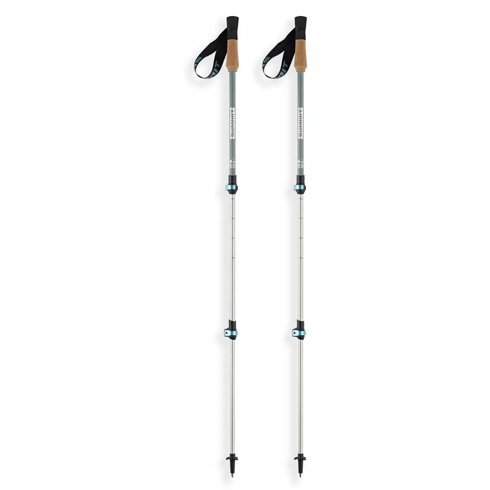 Arva Nepal Compact 3 Parts Powerlock Cork Grip Stöcke, Ice blue, 105-120cm Arva Nepal Compact 3 Parts Powerlock Cork Grip Stöcke, Ice blue, 105-120cm