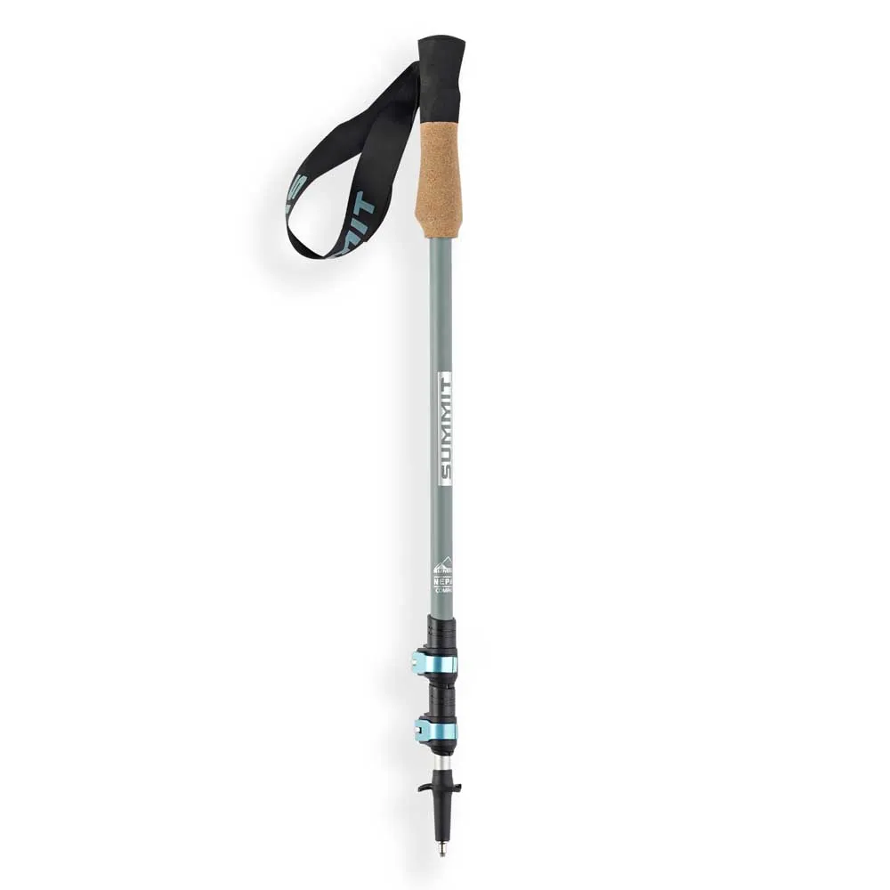 Arva Nepal Compact 3 Parts Powerlock Cork Grip Stöcke, Ice blue, 105-120cm Arva Nepal Compact 3 Parts Powerlock Cork Grip Stöcke, Ice blue, 105-120cm