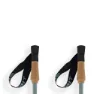 Arva Nepal Compact 3 Parts Powerlock Cork Grip Stöcke, Ice blue, 105-120cm