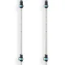 Arva Nepal Compact 3 Parts Powerlock Cork Grip Stöcke, Ice blue, 105-120cm