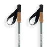 Arva Nepal Compact 3 Parts Powerlock Cork Grip Stöcke, Ice blue, 105-120cm