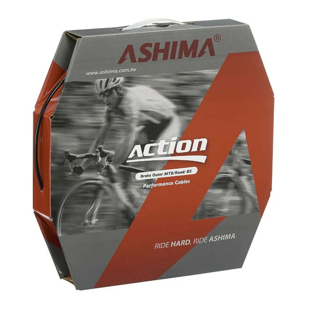 ASHIMA Action 2p 5 Mm Liner Pom Bremskabel 50 M, Black, One Size ASHIMA Action 2p 5 Mm Liner Pom Bremskabel 50 M, Black, One Size