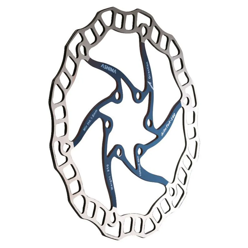 ASHIMA Aro-08 Ultralight 6b Bremsscheibe, Blue, 180mm ASHIMA Aro-08 Ultralight 6b Bremsscheibe, Blue, 180mm