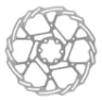 ASHIMA Aro-19 6b Bremsscheibe, Silver, 203mm