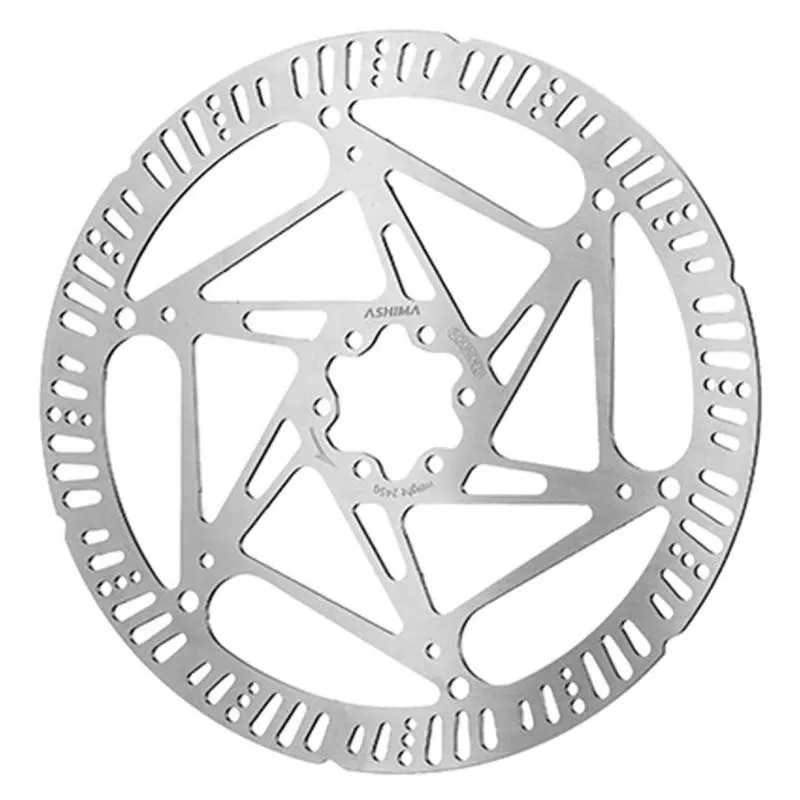 ASHIMA Aro-21 E-bike 6b Bremsscheibe, Silver, 220mm ASHIMA Aro-21 E-bike 6b Bremsscheibe, Silver, 220mm