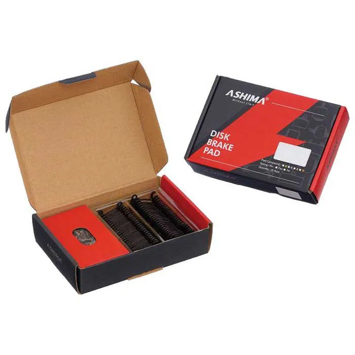 ASHIMA Deore Br-m515/525/575/415/465 Organische Scheibenbremsbeläge 26 Paare, Black / silver, One Size ASHIMA Deore Br-m515/525/575/415/465 Organische Scheibenbremsbeläge 26 Paare, Black / silver, One Size