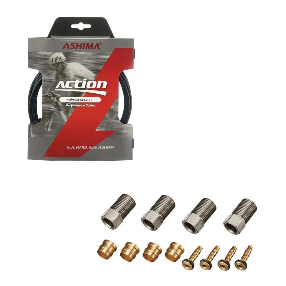 ASHIMA Tektro 5.4x2.5 Mm Bremskabel-kit 3 M, Black / silver, One Size ASHIMA Tektro 5.4x2.5 Mm Bremskabel-kit 3 M, Black / silver, One Size