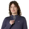Asics Core Ls Halbreißverschluss-langarm-t-shirt female