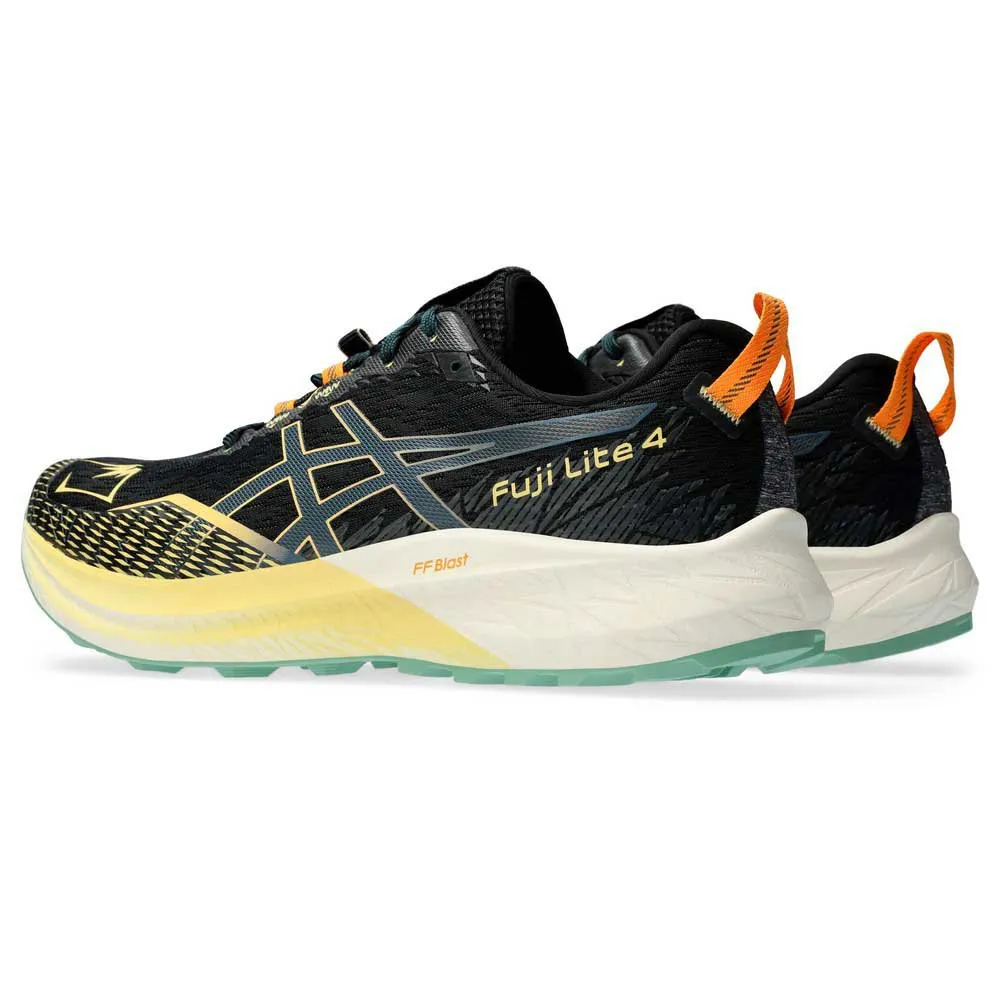 Asics Fuji Lite 4 Trailrunning-schuhe Refurbished male, Black / magnetic blue