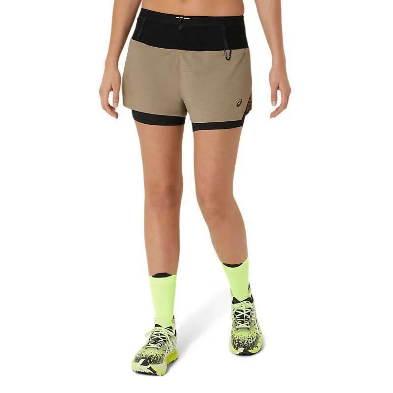 Asics Fujitrail 2-in-1 Kurze Hose Asics Fujitrail 2-in-1 Kurze Hose