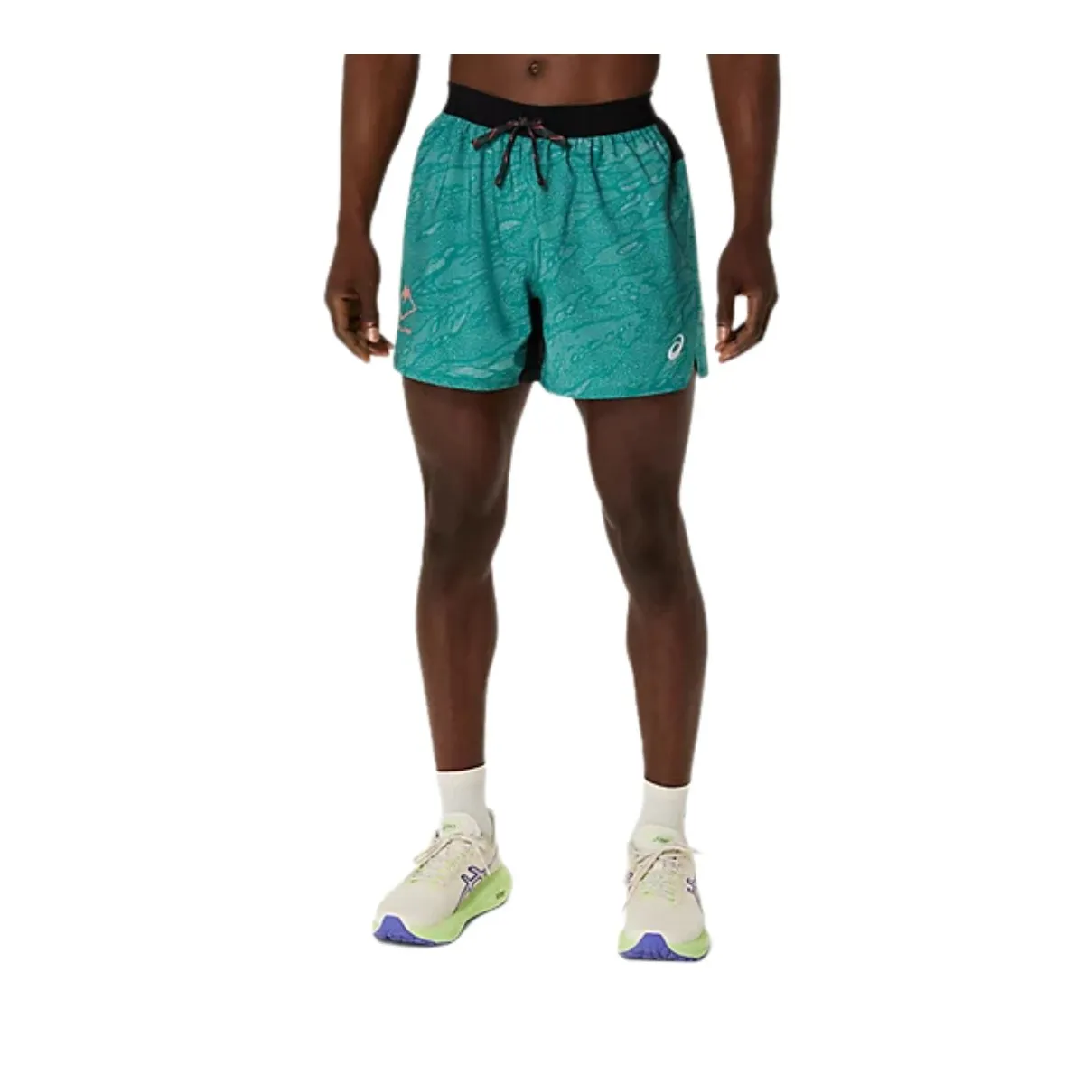 Asics Fujitrail All Over Print 5in Short Asics Fujitrail All Over Print 5in Short