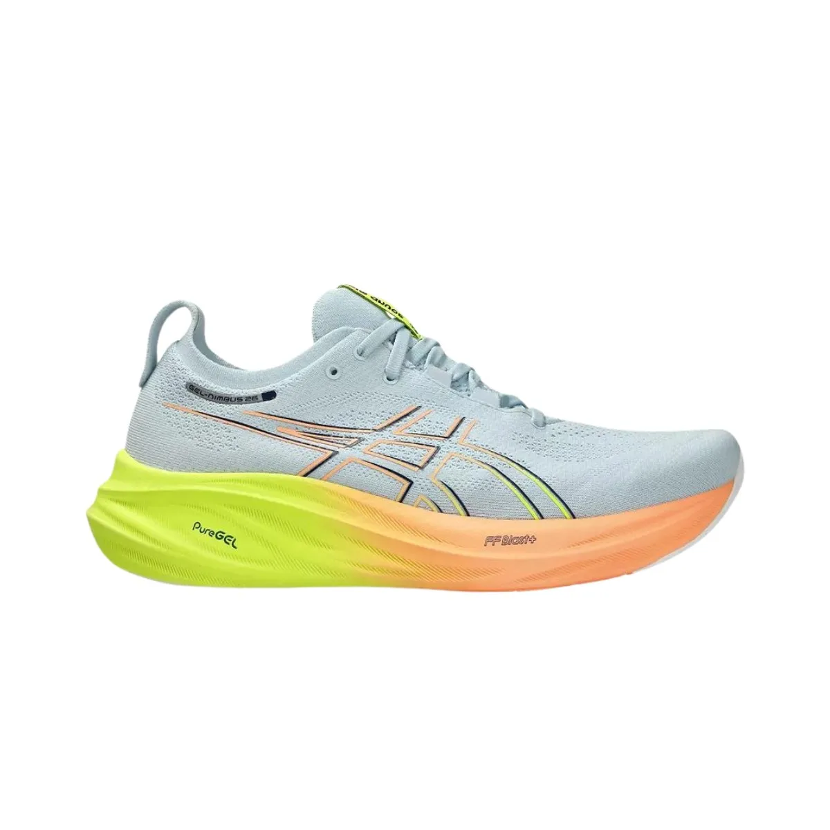 Asics Gel-Nimbus 26 Paris Schuhe, Grau orange