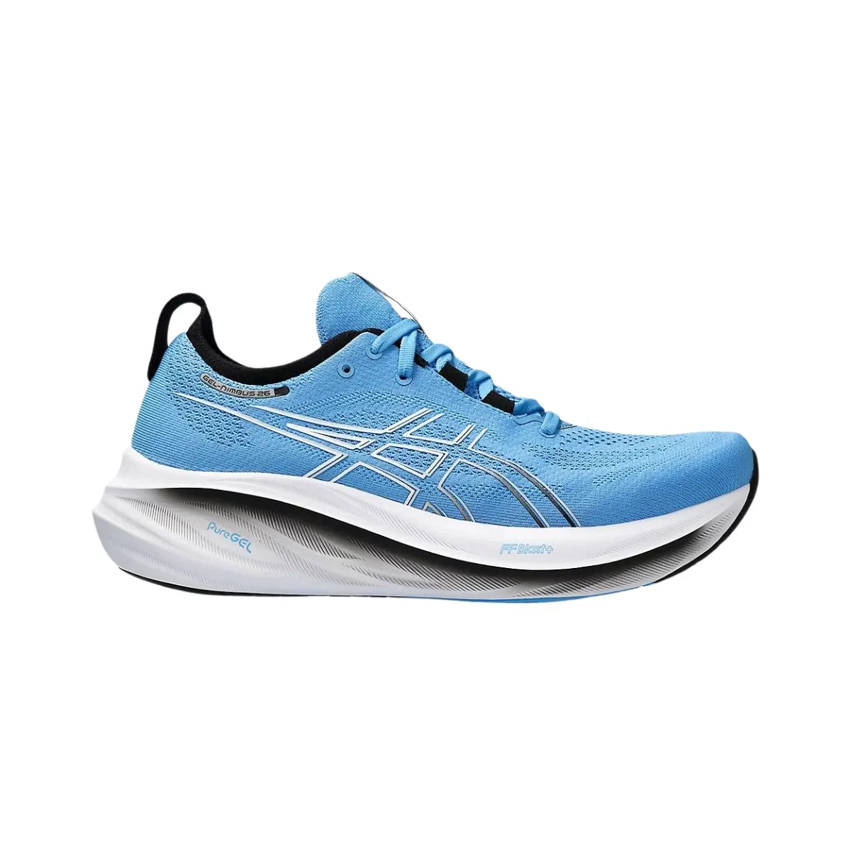 Asics Gel-Nimbus 26 Schuhe, Blau weiß