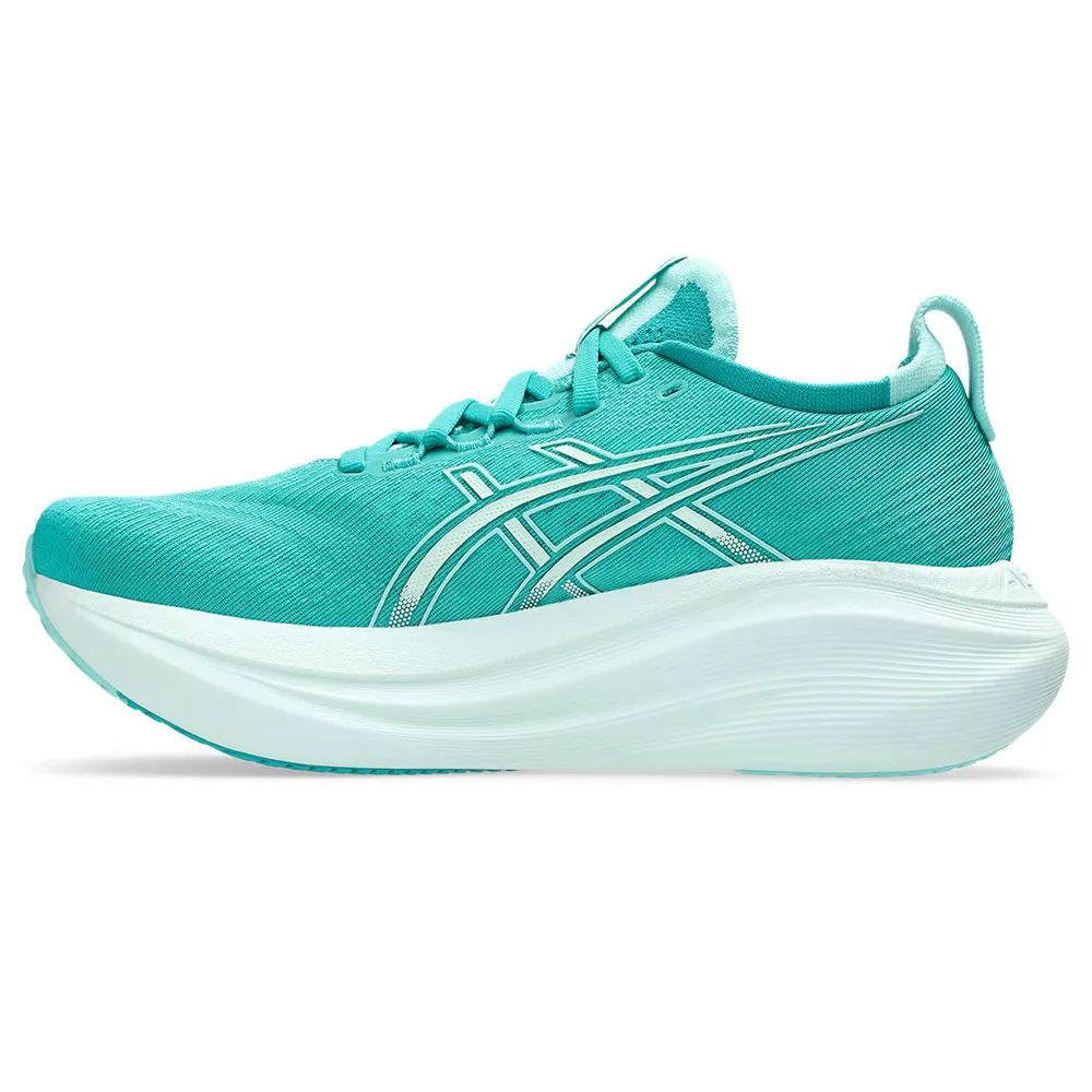 Asics Gel Nimbus 27 Laufschuhe Refurbished female, Wave teal / illuminate mint