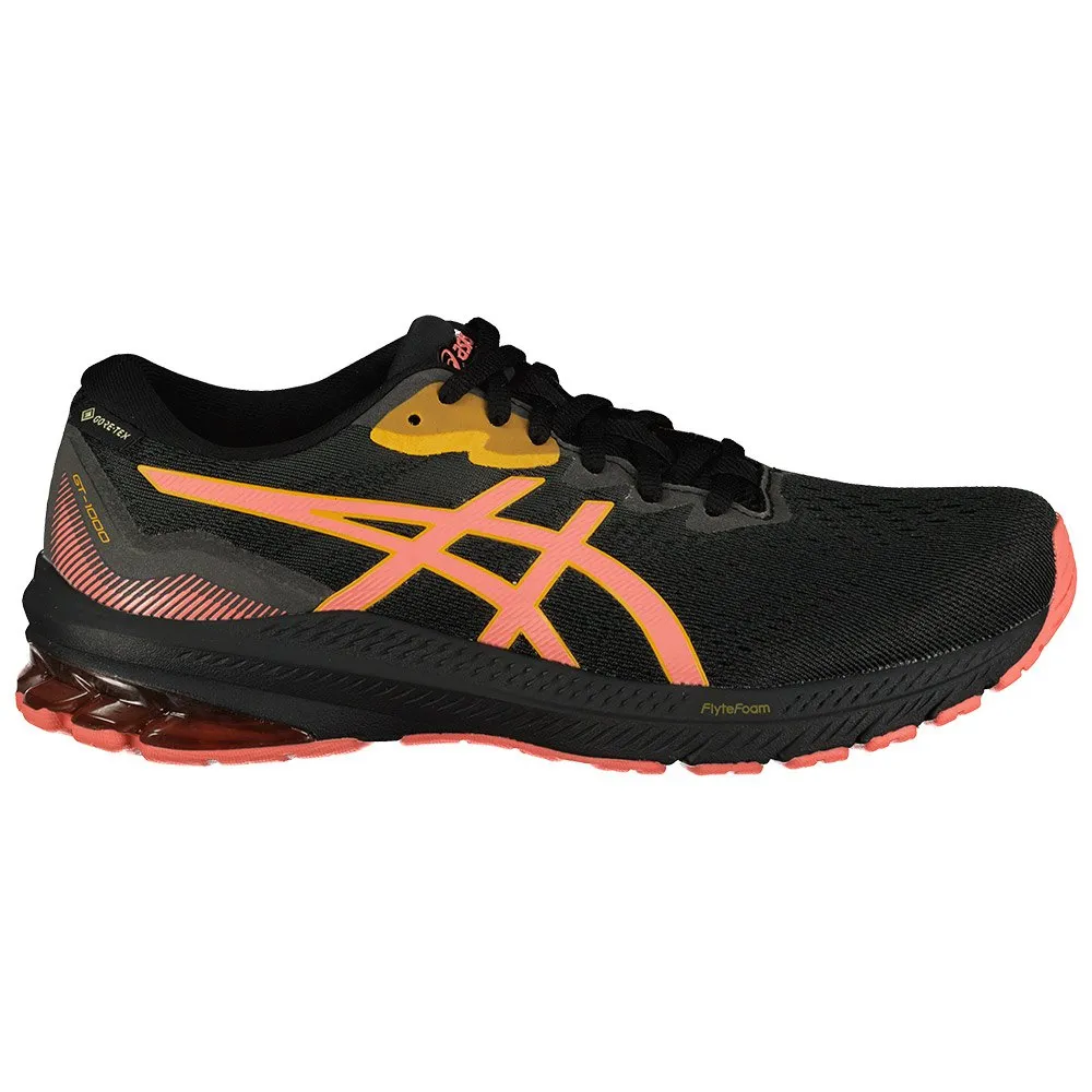 Asics Gt-1000 11 Goretex Laufschuhe female, Black / papaya