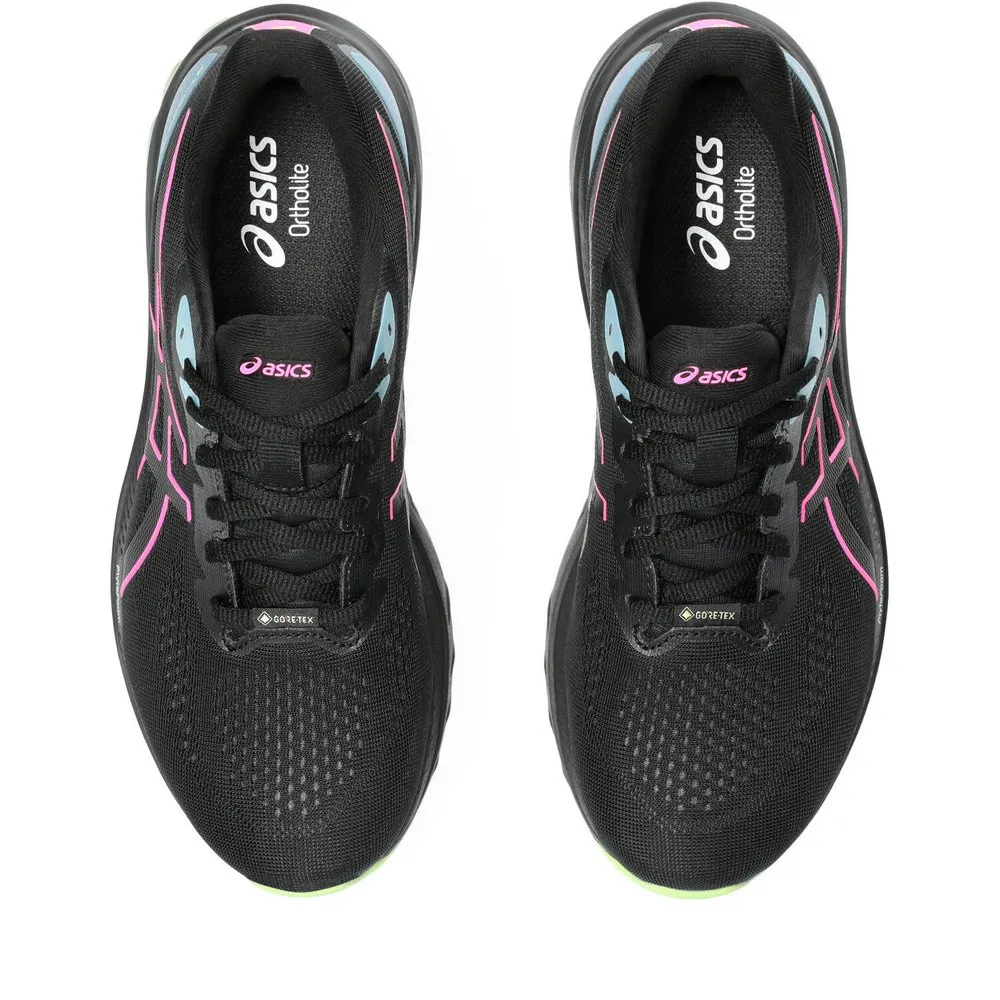 Asics Gt-1000 12 Goretex Laufschuhe female, Black / hot pink