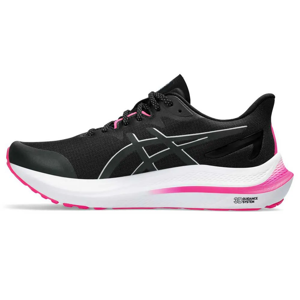 Asics Gt-2000 12 Lite-show Laufschuhe female, Black / pure silver Asics Gt-2000 12 Lite-show Laufschuhe female, Black / pure silver