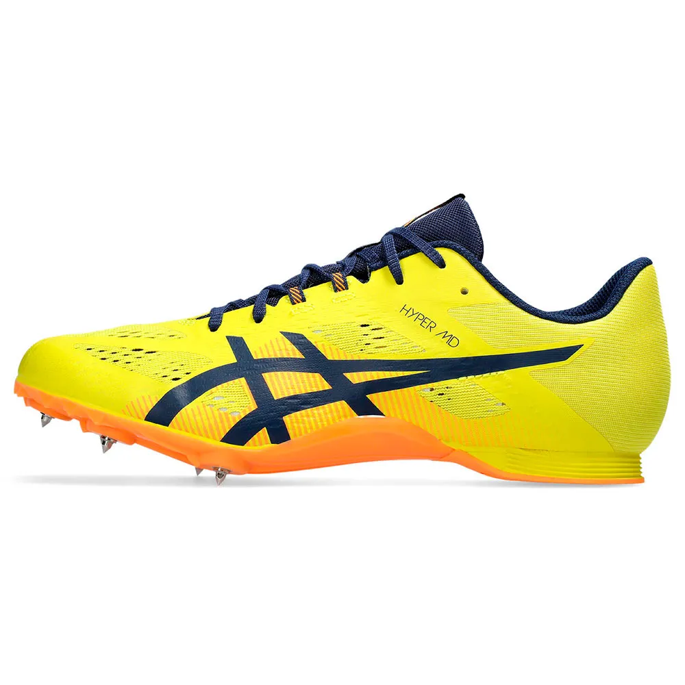 Asics Hyper Md 8 Laufschuhe male, Bright yellow / blue expanse Asics Hyper Md 8 Laufschuhe male, Bright yellow / blue expanse
