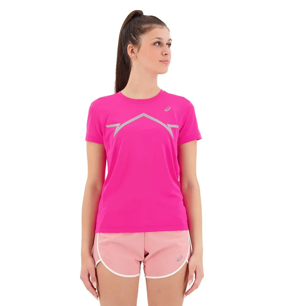 Asics Lite-show Kurzarm-t-shirt female, Pink glo Asics Lite-show Kurzarm-t-shirt female, Pink glo