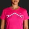 Asics Lite-show Kurzarm-t-shirt female, Pink glo