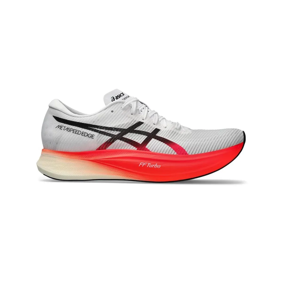Asics Metaspeed Edge+ Turnschuhe Unisex, Weiß rote