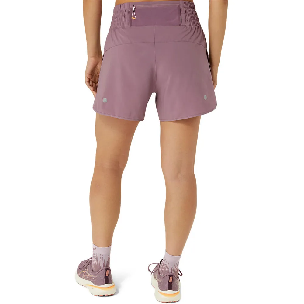 Asics Nagino 4inch Run Kurze Hose female, Dusty mauve Asics Nagino 4inch Run Kurze Hose female, Dusty mauve