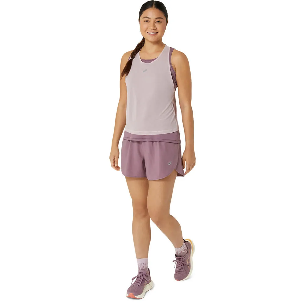 Asics Nagino 4inch Run Kurze Hose female, Dusty mauve Asics Nagino 4inch Run Kurze Hose female, Dusty mauve