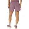 Asics Nagino 4inch Run Kurze Hose female, Dusty mauve