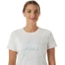 Asics Nagino Graphic Run Kurzarm-t-shirt female, Cream