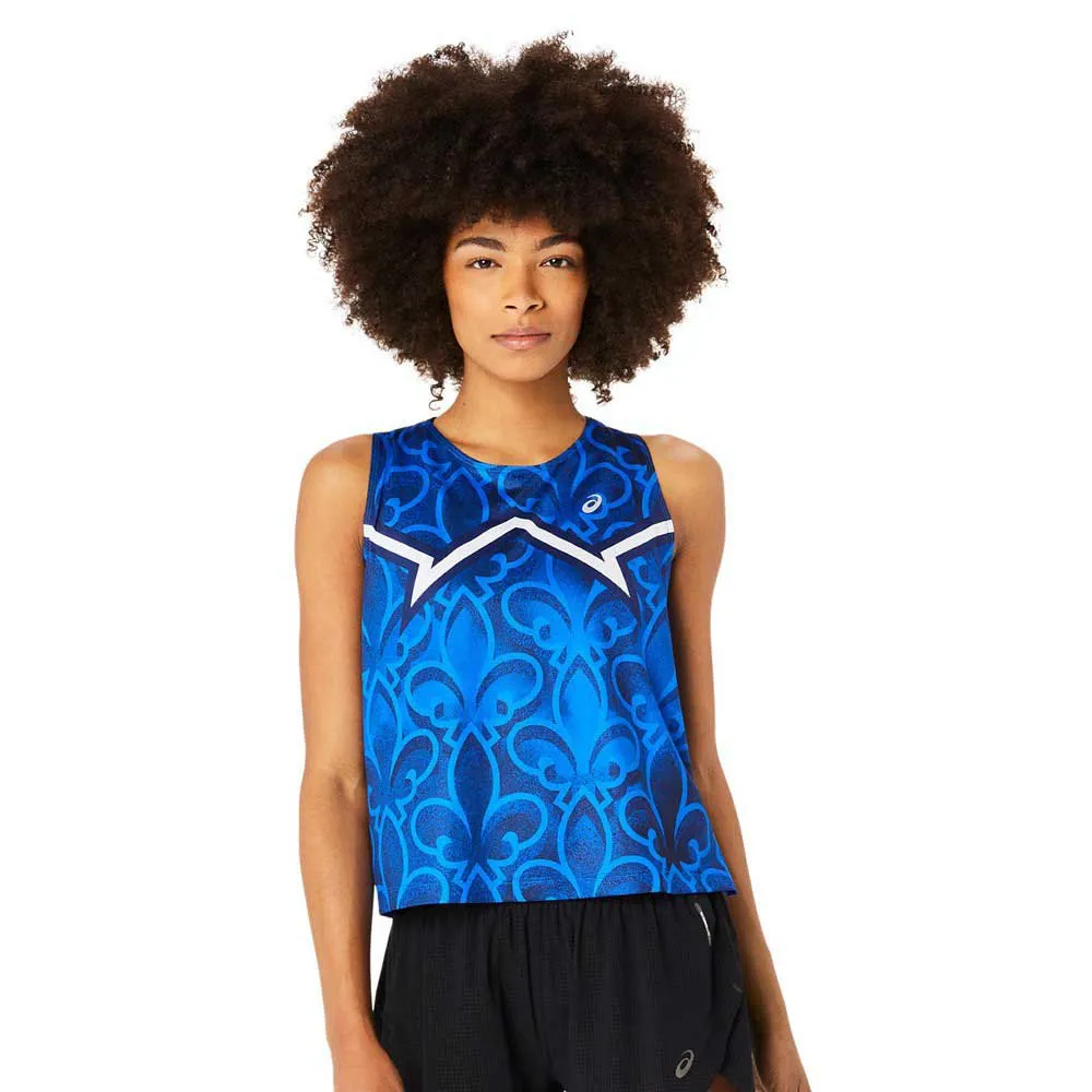 Asics Nations Run ärmelloses T-shirt female Asics Nations Run ärmelloses T-shirt female