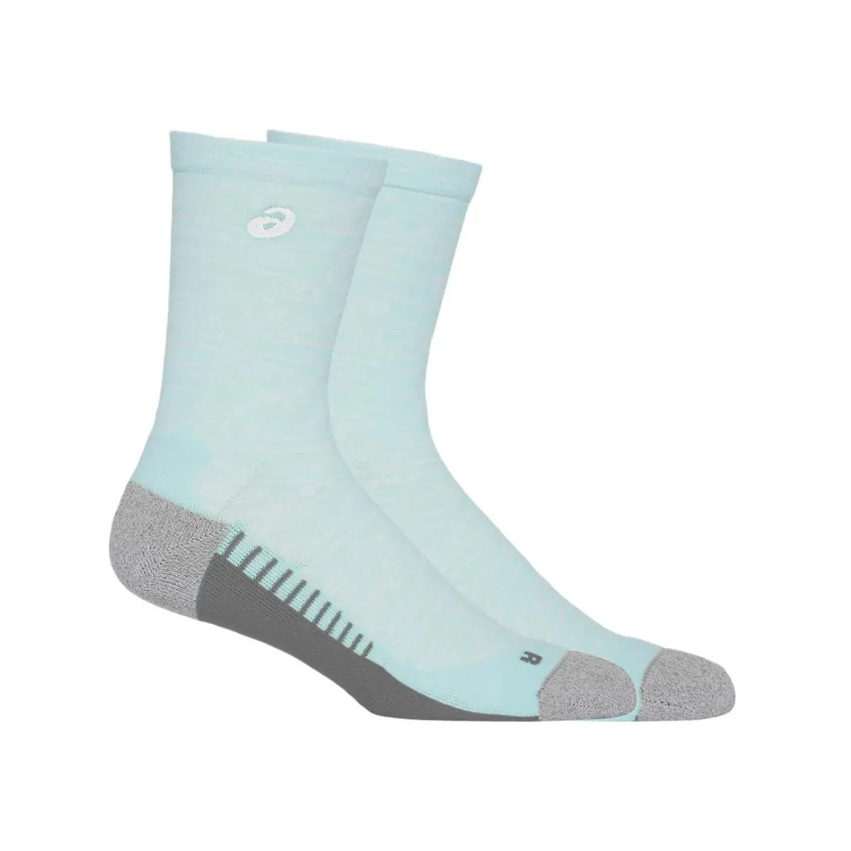 Asics Performance Run Crew Socken, Blau weiß