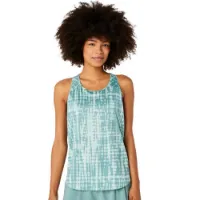 Asics Road All Over Print ärmelloses T-shirt female Asics Road All Over Print ärmelloses T-shirt female