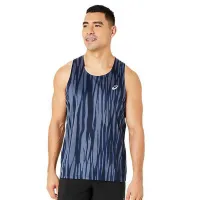 Asics Road All Over Print ärmelloses T-shirt male Asics Road All Over Print ärmelloses T-shirt male