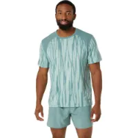 Asics Road All Over Print Kurzarm-t-shirt male Asics Road All Over Print Kurzarm-t-shirt male