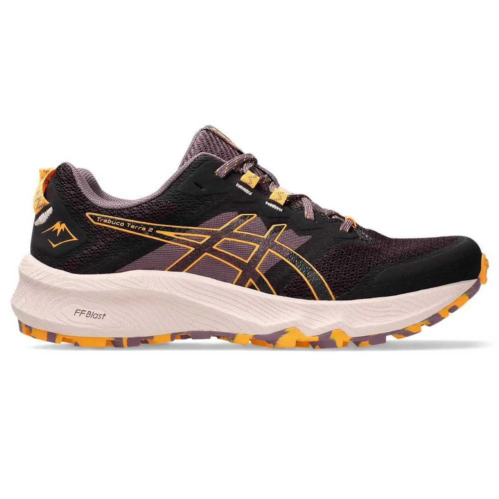 Asics Trabuco Terra 2 Trailrunning-schuhe Refurbished female, Dark aubergine / stadium orange Asics Trabuco Terra 2 Trailrunning-schuhe Refurbished female, Dark aubergine / stadium orange