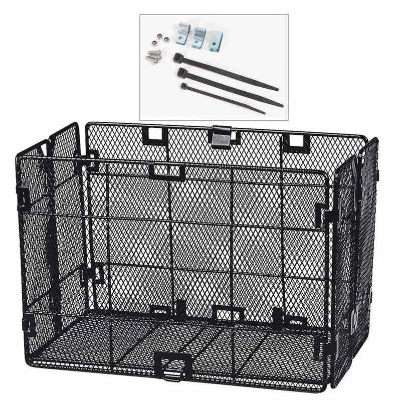 Asista Folding Rear Side 13l Korb, Black, One Size