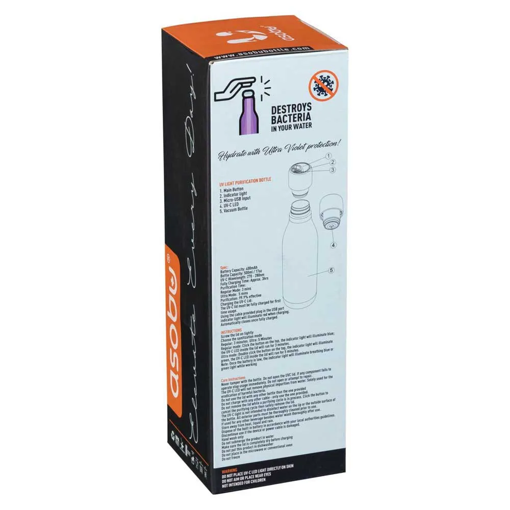 Asobu 500ml Uv-light Thermosflasche