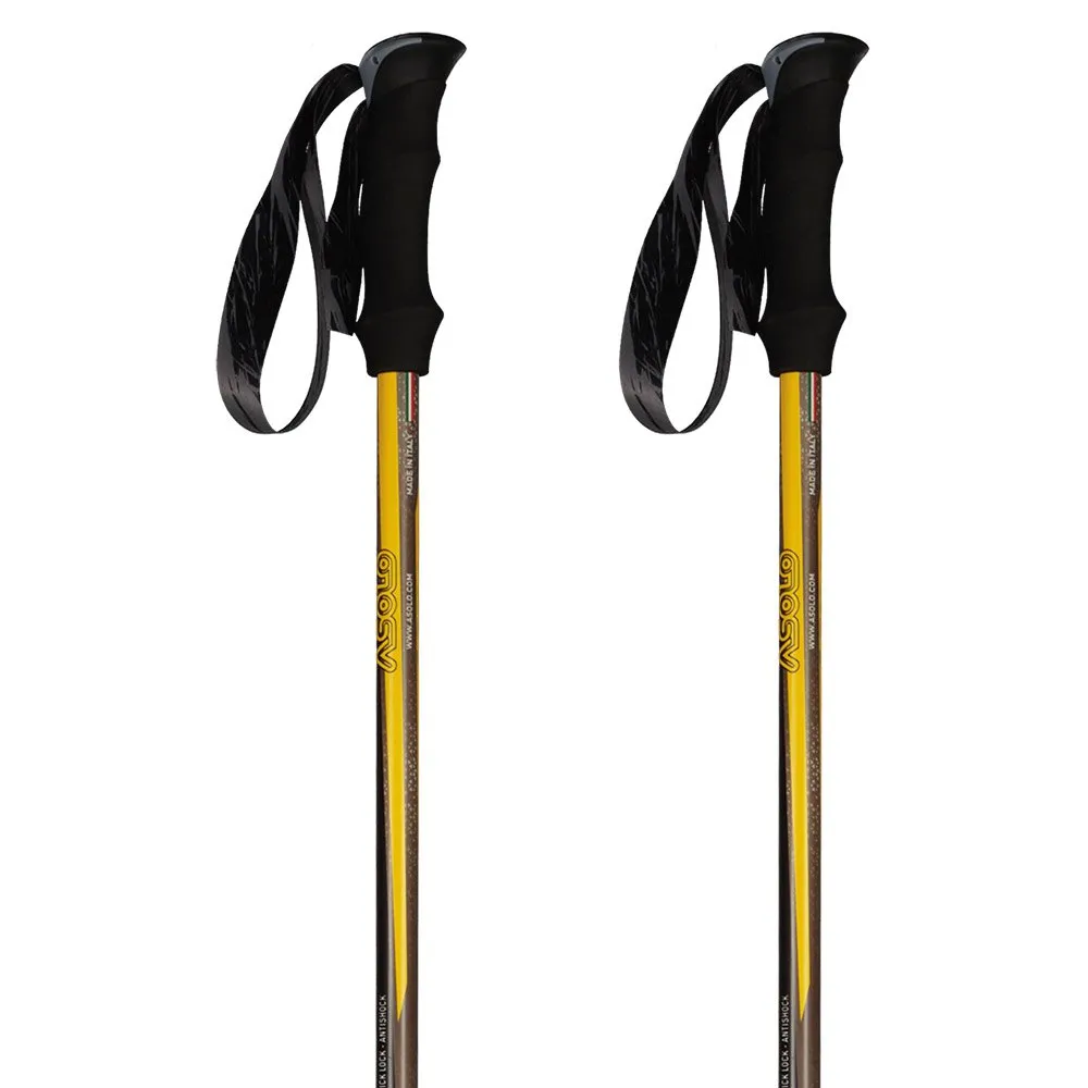Asolo Climber Stöcke, Grey / black / yellow, 64-135cm Asolo Climber Stöcke, Grey / black / yellow, 64-135cm